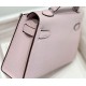 Replica Borsa Hermes Kelly Mini II Malva pallido Epsom con hardware dorato Imitazioni Replica Borsa Hermes Kelly Mini II Malva pallido Epsom con hardware dorato