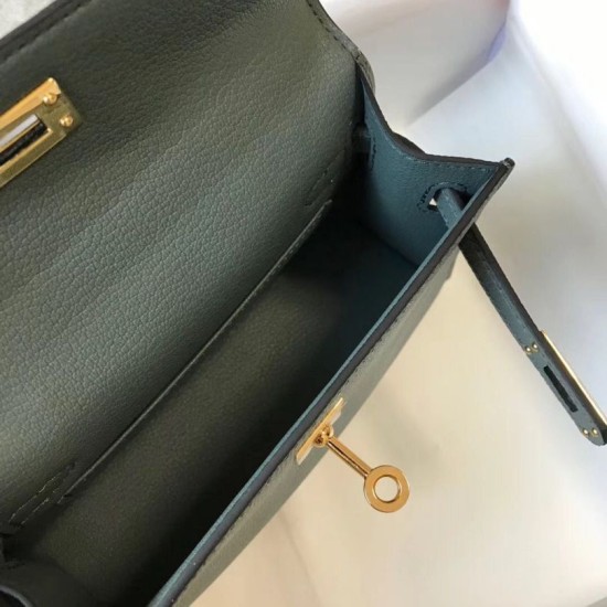 Replica Borse Imitazioni Hermes Kelly Mini II Vert Amande Epsom con hardware dorato Imitazioni Replica Borse Imitazioni Hermes Kelly Mini II Vert Amande Epsom con hardware dorato