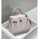 Replica Bora Pari Hermes Kelly 20cm/25cm malva pallido Clemence hardware argento Imitazioni Replica Bora Pari Hermes Kelly 20cm/25cm malva pallido Clemence hardware argento