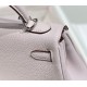 Replica Bora Pari Hermes Kelly 20cm/25cm malva pallido Clemence hardware argento Imitazioni Replica Bora Pari Hermes Kelly 20cm/25cm malva pallido Clemence hardware argento