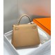 Replica Borsa Hermes Kelly 20cm/25cm marrone Clemence Imitazioni Replica Borsa Hermes Kelly 20cm/25cm marrone Clemence