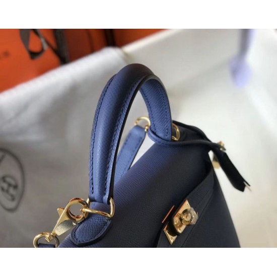 Replica Borse Hermes Kelly 25cm Sellier blu Epsom Imitazioni Replica Borse Hermes Kelly 25cm Sellier blu Epsom