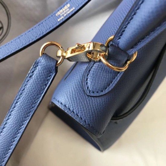 Replica Borse Hermes Kelly 25cm Sellier blu Epsom Imitazioni Replica Borse Hermes Kelly 25cm Sellier blu Epsom