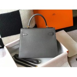 Borse Hermes Kelly 28cm/32cm Ardesia Epsom hardware dorato Borse Hermes Kelly 28cm/32cm Ardesia Epsom hardware dorato