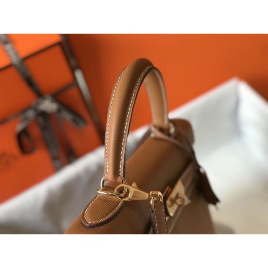 Replica Borse Alta Qualità Hermes Kelly 28cm/32cm marrone Epsom hardware dorato Imitazioni Replica Borse Alta Qualità Hermes Kelly 28cm/32cm marrone Epsom hardware dorato
