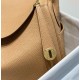Replica Borse  Hermes Lindy 26 cm cammello con finiture dorate