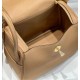 Replica Borse  Hermes Lindy 26 cm cammello con finiture dorate