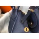 Replica Borsa Hermes Lindy 26 cm blu navy con finiture dorate Imitazioni Replica Borsa Hermes Lindy 26 cm blu navy con finiture dorate