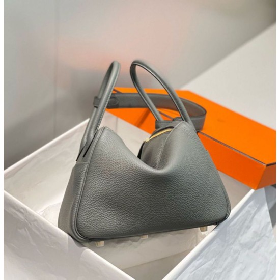 Replica Borsa Hermes Lindy 26 cm Gris Meyer con finiture dorate Imitazioni Replica Borsa Hermes Lindy 26 cm Gris Meyer con finiture dorate