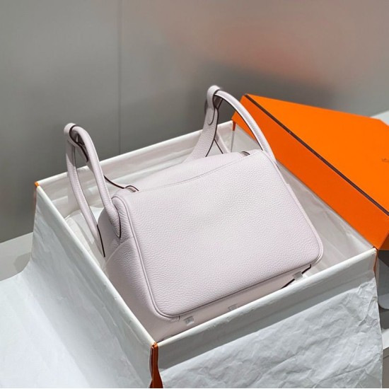 Replica Borse  Alta Qualità Hermes Lindy 26 cm viola chiaro con finiture dorate