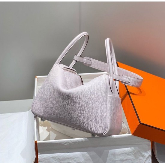 Replica Borse  Alta Qualità Hermes Lindy 26 cm viola chiaro con finiture dorate