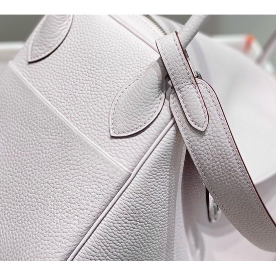 Replica Borse  Alta Qualità Hermes Lindy 26 cm viola chiaro con finiture dorate