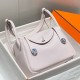 Replica Borse  Alta Qualità Hermes Lindy 26 cm viola chiaro con finiture dorate