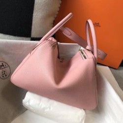 Replica Borse Firmate Hermes Lindy 26 cm Rosa con finiture dorate Imitazioni Replica Borse Firmate Hermes Lindy 26 cm Rosa con finiture dorate