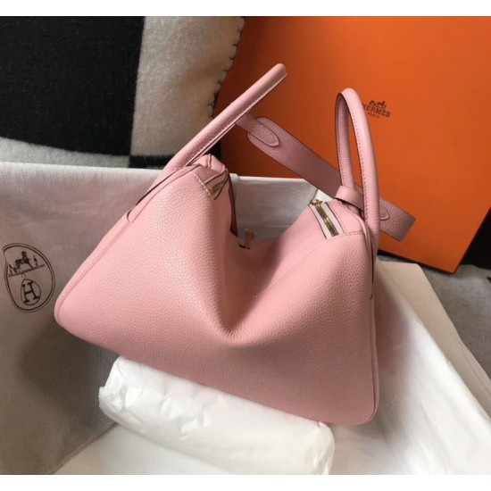 Replica Borse Firmate Hermes Lindy 26 cm Rosa con finiture dorate Imitazioni Replica Borse Firmate Hermes Lindy 26 cm Rosa con finiture dorate