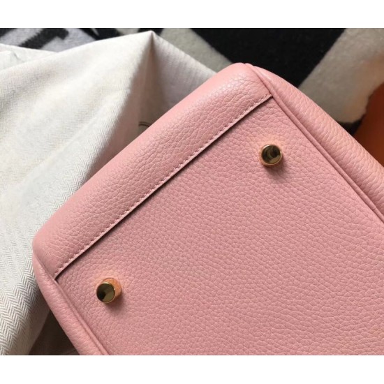 Replica Borse Firmate Hermes Lindy 26 cm Rosa con finiture dorate Imitazioni Replica Borse Firmate Hermes Lindy 26 cm Rosa con finiture dorate