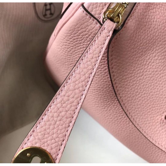 Replica Borse Firmate Hermes Lindy 26 cm Rosa con finiture dorate Imitazioni Replica Borse Firmate Hermes Lindy 26 cm Rosa con finiture dorate