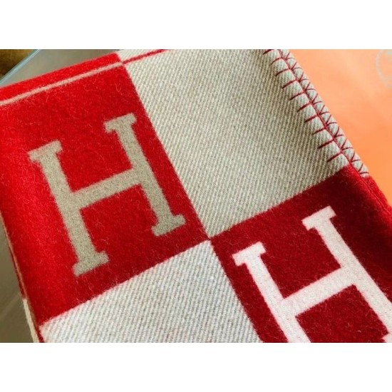 Replica falso Coperta Hermes Avalon III Rosso Imitazioni Replica falso Coperta Hermes Avalon III Rosso