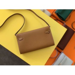 Qualità da grande di alta qualità Portafoglio Hermes Kelly Classique To Go Epsom marrone Qualità da grande di alta qualità Portafoglio Hermes Kelly Classique To Go Epsom marrone