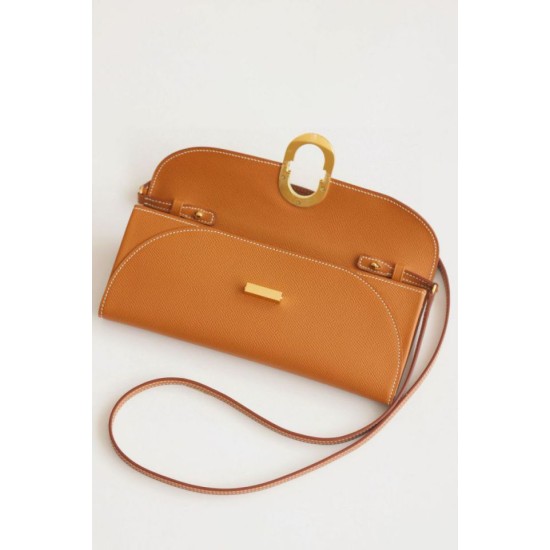 Replica Portafoglio Hermes Maillon To Go Epsom marrone Imitazioni Replica Portafoglio Hermes Maillon To Go Epsom marrone