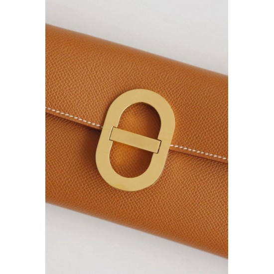 Replica Portafoglio Hermes Maillon To Go Epsom marrone Imitazioni Replica Portafoglio Hermes Maillon To Go Epsom marrone