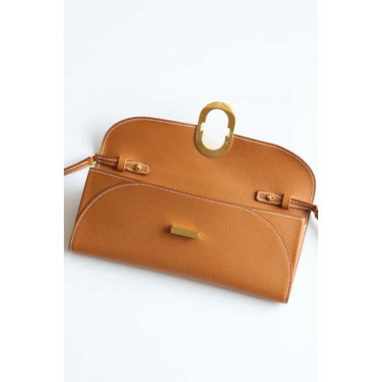 Replica Portafoglio Hermes Maillon To Go Epsom marrone Imitazioni Replica Portafoglio Hermes Maillon To Go Epsom marrone