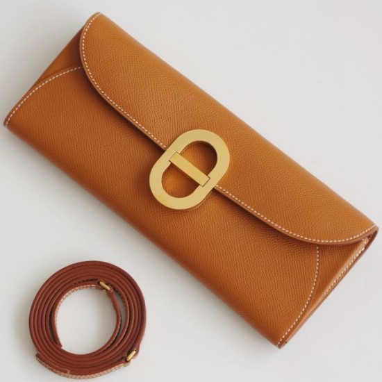 Replica Portafoglio Hermes Maillon To Go Epsom marrone Imitazioni Replica Portafoglio Hermes Maillon To Go Epsom marrone