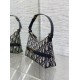 Replica Mini borsa Dior 30 Montaigne Cigale in jacquard blu obliquo Riproduzione Fedele Mini borsa Dior 30 Montaigne Cigale in jacquard blu obliquo imitazioni