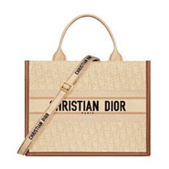 Replica Dior Dior Book Tote Media Albicocca Riproduzione Fedele Dior Dior Book Tote Media Albicocca imitazioni