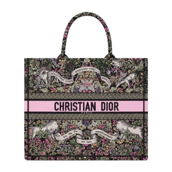 Replica Dior Dior Book Tote Grande Rosa Riproduzione Fedele Dior Dior Book Tote Grande Rosa imitazioni