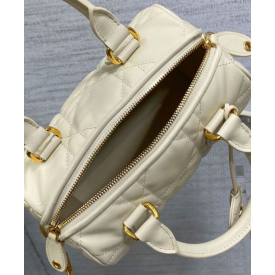 Riproduzione Fedele Borsa Dior Groove 20 Albicocca imitazioni