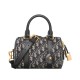 Riproduzione Fedele Borsa Dior Groove 20 Dior Oblique jacquard Blu scuro imitazioni