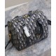 Replica Borsa Dior Groove 25 Oblique jacquard Blu scuro Riproduzione Fedele Borsa Dior Groove 25 Oblique jacquard Blu scuro imitazioni