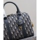 Replica Borsa Dior Groove 25 Oblique jacquard Blu scuro Riproduzione Fedele Borsa Dior Groove 25 Oblique jacquard Blu scuro imitazioni