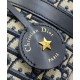 Riproduzione Fedele Borsa Dior Groove 16 Mini Dior Oblique jacquard Blu scuro imitazioni