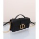 Replica Dior Miss Montaigne Mini Bag Nero Riproduzione Fedele Dior Miss Montaigne Mini Bag Nero imitazioni