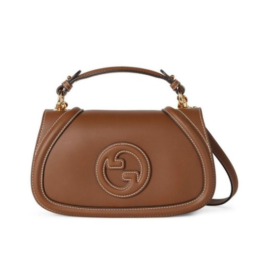 Replica Borse Piccola con Manico Superiore Gucci Blondie 815714 Caffè Riproduzione Fedele Borse Replica Piccola con Manico Superiore Gucci Blondie 815714 Caffè imitazioni
