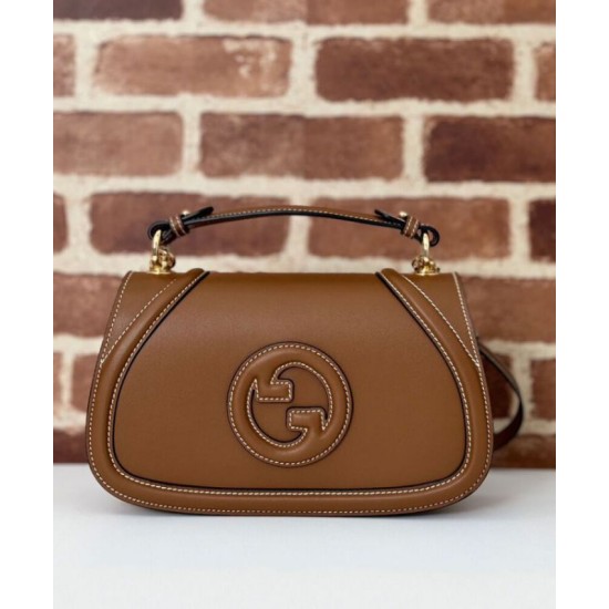 Replica Borse Piccola con Manico Superiore Gucci Blondie 815714 Caffè Riproduzione Fedele Borse Replica Piccola con Manico Superiore Gucci Blondie 815714 Caffè imitazioni