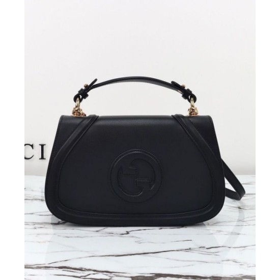 Replica Borsa Piccola con Manico Superiore Gucci Blondie 815714 Nero Riproduzione Fedele Borsa Piccola con Manico Superiore Gucci Blondie 815714 Nero imitazioni