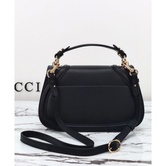 Replica Borsa Piccola con Manico Superiore Gucci Blondie 815714 Nero Riproduzione Fedele Borsa Piccola con Manico Superiore Gucci Blondie 815714 Nero imitazioni