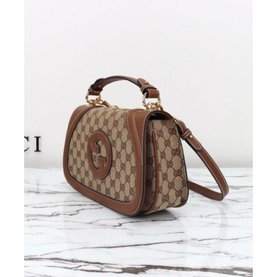 Replica Imitazione Borsa piccola Gucci Blondie con manico superiore 815714 Caffè Riproduzione Fedele Imitazione Borsa piccola Gucci Blondie con manico superiore 815714 Caffè imitazioni