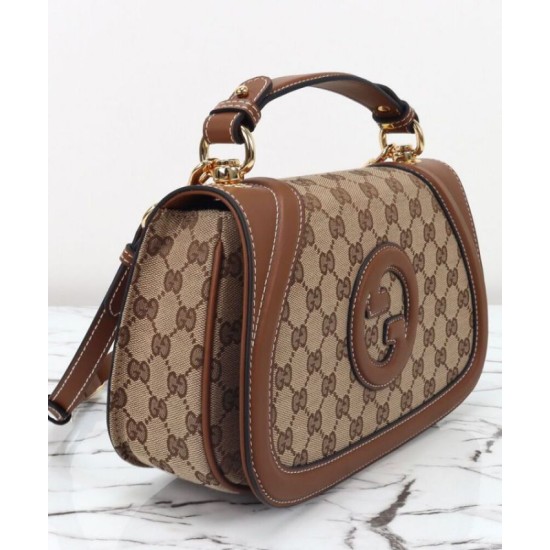 Replica Imitazione Borsa piccola Gucci Blondie con manico superiore 815714 Caffè Riproduzione Fedele Imitazione Borsa piccola Gucci Blondie con manico superiore 815714 Caffè imitazioni