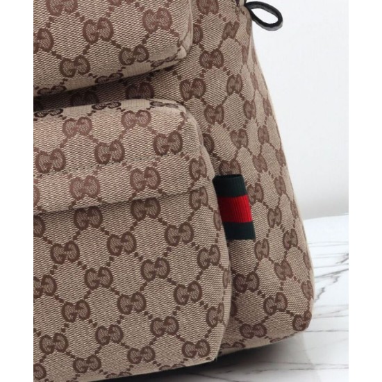 Replica Zaino Medio Gucci Con Logo Gucci 800265 Albicocca Riproduzione Fedele Zaino Medio Gucci Con Logo Gucci 800265 Albicocca imitazioni