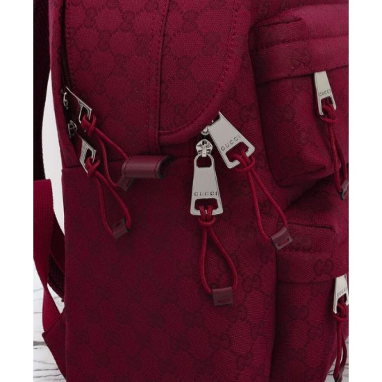 Replica Zaino Medio Gucci Con Logo Gucci 800265 Rosso Riproduzione Fedele Zaino Medio Gucci Con Logo Gucci 800265 Rosso imitazioni