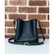 Replica Borsa a secchiello Gucci GG Emblem Mini 815118 Nero Riproduzione Fedele Borsa a secchiello Gucci GG Emblem Mini 815118 Nero imitazioni