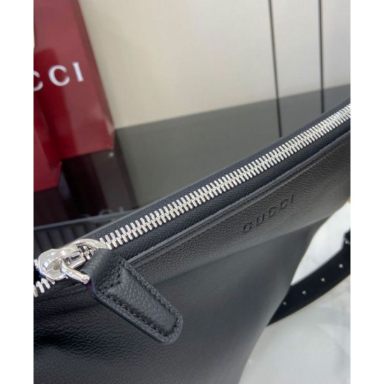 Riproduzione Fedele Borsa a Tracolla Piccola Gucci B 801887 Nero imitazioni