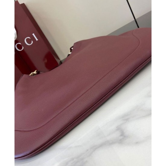 Riproduzione Fedele Imitazione Borsa a tracolla media Gucci B 820169 Malva imitazioni