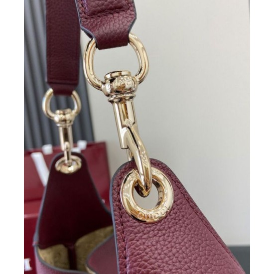 Riproduzione Fedele Imitazione Borsa a tracolla media Gucci B 820169 Malva imitazioni