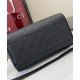 Replica Borsa piccola con manico superiore Gucci GG Emblem 815255 Nera Riproduzione Fedele Borsa piccola con manico superiore Gucci GG Emblem 815255 Nera imitazioni