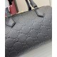Replica Borsa piccola con manico superiore Gucci GG Emblem 815255 Nera Riproduzione Fedele Borsa piccola con manico superiore Gucci GG Emblem 815255 Nera imitazioni